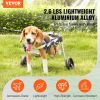 VEVOR 2 Wheels Dog Wheelchair for Back Legs, Pet Wheelchair Lightweight & Adjustable Assisting in Healing, Dog Cart/Wheelchair for Injured, Disabled