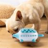 Phedgehog Shape Dog Toy Leaking Food Toys For Small Large Dogs Cat Chewing Toys Pet Tooth Cleaning Indestructible Puppy Toys Ball Molar Tooth Cleaning